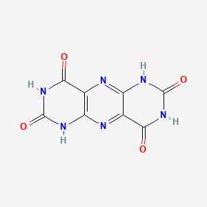 molecular formula C8H4N6O4 B11758008 1,6-Dihydropyrimido[4,5-g]pteridine-2,4,7,9(3H,8H)-tetraone 