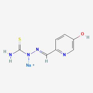 B1175804 sodium;carbamothioyl-[(E)-(5-hydroxypyridin-2-yl)methylideneamino]azanide CAS No. 19494-88-3