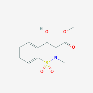 Methyl 4-hydroxy-2-methyl-3,4-dihydro-2H-benzo[e][1,2]thiazine-3-carboxylate 1,1-dioxide