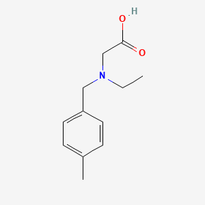 molecular formula C12H17NO2 B11758091 [Ethyl-(4-methyl-benzyl)-amino]-acetic acid 