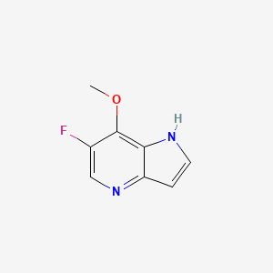 6-fluoro-7-methoxy-1H-pyrrolo[3,2-b]pyridine