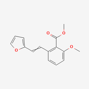 Methyl 2-[2-(furan-2-yl)ethenyl]-6-methoxybenzoate