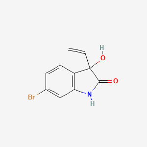 6-Bromo-3-hydroxy-3-vinylindolin-2-one