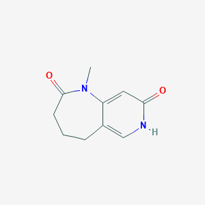 1-Methyl-4,5-dihydro-1H-pyrido[4,3-b]azepine-2,8(3H,7H)-dione