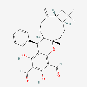molecular formula C30H34O5 B1175813 Psidial A CAS No. 1207181-35-8