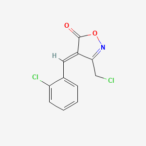 (4E)-4-(2-Chlorobenzylidene)-3-(chloromethyl)-isoxazol-5(4H)-one