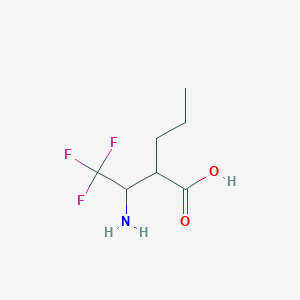 2-(1-Amino-2,2,2-trifluoroethyl)pentanoic acid