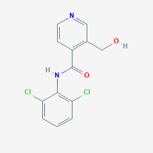 molecular formula C12H22N2O2 B1175815 N-(2,6-Dichlorophenyl)-3-(hydroxymethyl)pyridine-4-carboxamide CAS No. 1337879-74-9