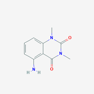 molecular formula C10H11N3O2 B11758165 5-amino-1,3-dimethylquinazoline-2,4(1H,3H)-dione 