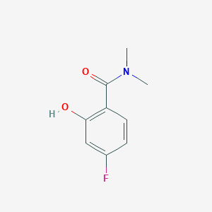 molecular formula C9H10FNO2 B11758167 4-Fluoro-2-hydroxy-N,N-dimethylbenzamide 