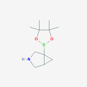 1-(4,4,5,5-Tetramethyl-1,3,2-dioxaborolan-2-yl)-3-azabicyclo[3.1.0]hexane