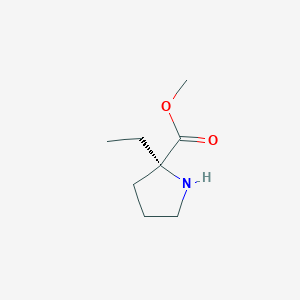 (S)-Methyl-2-ethylpyrrolidine-2-carboxylate