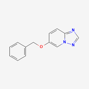 molecular formula C13H11N3O B11758278 6-(Benzyloxy)-[1,2,4]triazolo[1,5-a]pyridine 