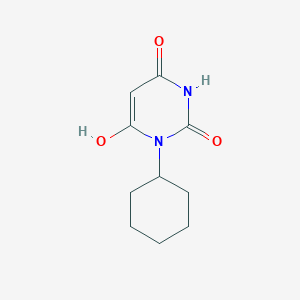 1-Cyclohexyl-6-hydroxypyrimidine-2,4-dione