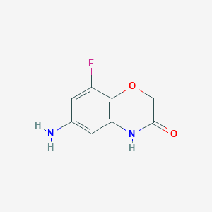 molecular formula C8H7FN2O2 B1175834 6-氨基-8-氟-4H-1,4-苯并恶嗪-3-酮 CAS No. 1210635-69-0