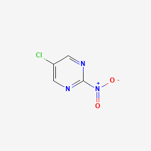 molecular formula C4H2ClN3O2 B11758363 5-Chloro-2-nitropyrimidine 