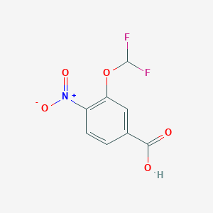 3-(Difluoromethoxy)-4-nitrobenzoic acid