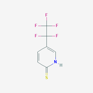 5-Pentafluoroethyl-1H-pyridine-2-thione