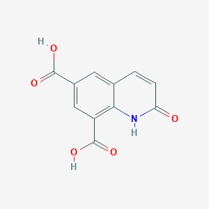 2-Oxo-1,2-dihydroquinoline-6,8-dicarboxylic acid