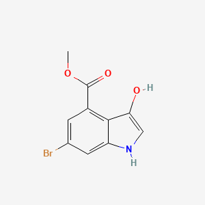 Methyl 6-bromo-3-hydroxy-1H-indole-4-carboxylate