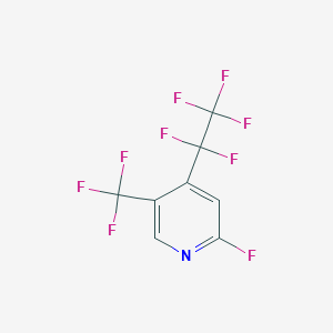 2-Fluoro-4-pentafluoroethyl-5-trifluoromethyl-pyridine