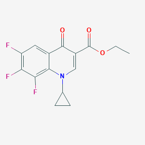molecular formula C15H12F3NO3 B117585 1-环丙基-6,7,8-三氟-1,4-二氢-4-氧代-3-喹啉甲酸乙酯 CAS No. 94242-51-0
