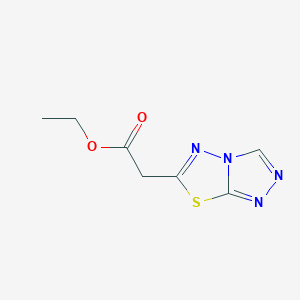 Ethyl 2-([1,2,4]triazolo[3,4-b][1,3,4]thiadiazol-6-yl)acetate