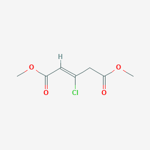 molecular formula C7H9ClO4 B11758523 Dimethyl 3-chloropent-2-enedioate CAS No. 120461-65-6