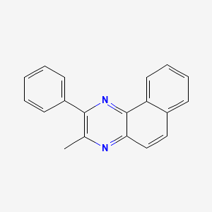 molecular formula C19H14N2 B11758538 3-Methyl-2-phenylbenzo[f]quinoxaline 