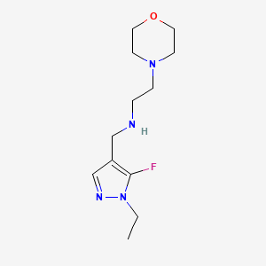 [(1-ethyl-5-fluoro-1H-pyrazol-4-yl)methyl][2-(morpholin-4-yl)ethyl]amine