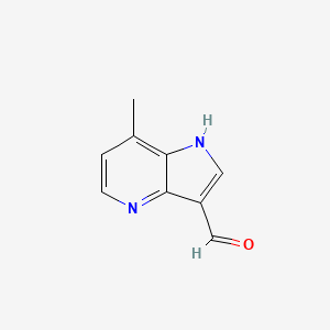 7-methyl-1H-pyrrolo[3,2-b]pyridine-3-carbaldehyde