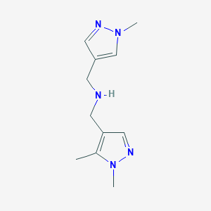 [(1,5-dimethyl-1H-pyrazol-4-yl)methyl][(1-methyl-1H-pyrazol-4-yl)methyl]amine