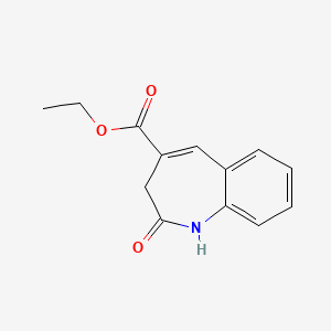 Ethyl 2-oxo-2,3-dihydro-1H-1-benzazepine-4-carboxylate