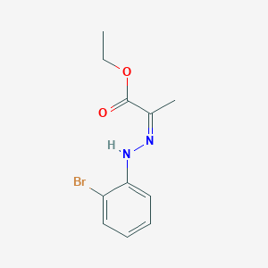 molecular formula C11H13BrN2O2 B1175861 (E)-ethyl 2-(2-(2-bromophenyl)hydrazono)propanoate CAS No. 18474-55-0