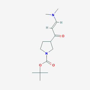 Tert-butyl 3-(3-(dimethylamino)acryloyl)pyrrolidine-1-carboxylate