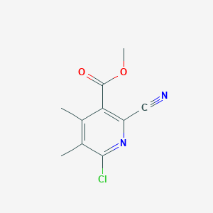 Methyl 6-chloro-2-cyano-4,5-dimethylnicotinate