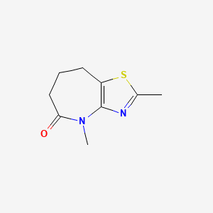 2,4-Dimethyl-4,6,7,8-tetrahydro-5H-thiazolo[4,5-b]azepin-5-one