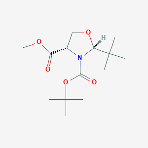 molecular formula C14H25NO5 B1175876 (2R,4S)-3-Tert-Butyl 4-Methyl 2-Tert-Butyloxazolidine-3,4-Dicarboxylate CAS No. 145625-08-7