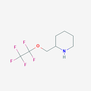 2-Pentafluoroethyloxymethylpiperidine