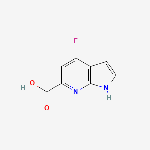 4-fluoro-1H-pyrrolo[2,3-b]pyridine-6-carboxylic acid