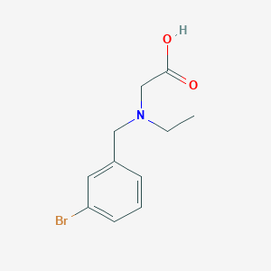 molecular formula C11H14BrNO2 B11758820 [(3-Bromo-benzyl)-ethyl-amino]-acetic acid 