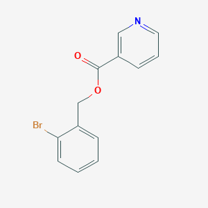 (2-bromophenyl)methyl pyridine-3-carboxylate