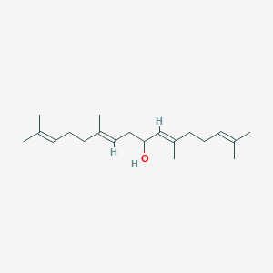 (6E,10E)-2,6,11,15-tetramethylhexadeca-2,6,10,14-tetraen-8-ol