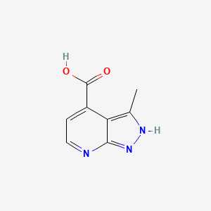 3-Methyl-1H-Pyrazolo[3,4-b]pyridine-4-carboxylic acid