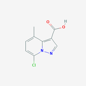 7-Chloro-4-methylpyrazolo[1,5-a]pyridine-3-carboxylic acid