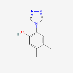 molecular formula C10H11N3O B1175892 4,5-dimethyl-2-(4H-1,2,4-triazol-4-yl)phenol 