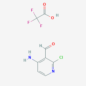 4-Amino-2-chloronicotinaldehyde 2,2,2-trifluoroacetate