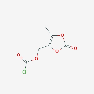 (5-methyl-2-oxo-2H-1,3-dioxol-4-yl)methyl carbonochloridate