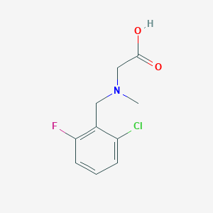 molecular formula C10H11ClFNO2 B11758976 [(2-Chloro-6-fluoro-benzyl)-methyl-amino]-acetic acid 