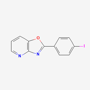 molecular formula C12H7IN2O B1175901 2-(4-Iodophenyl)[1,3]oxazolo[4,5-b]pyridine 